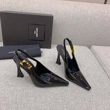 Saint Laurent designer shoes full view
