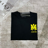 Close-up of Amiri t-shirt craftsmanship