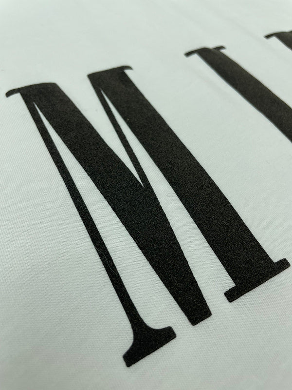 Amiri luxury t-shirt detail shot