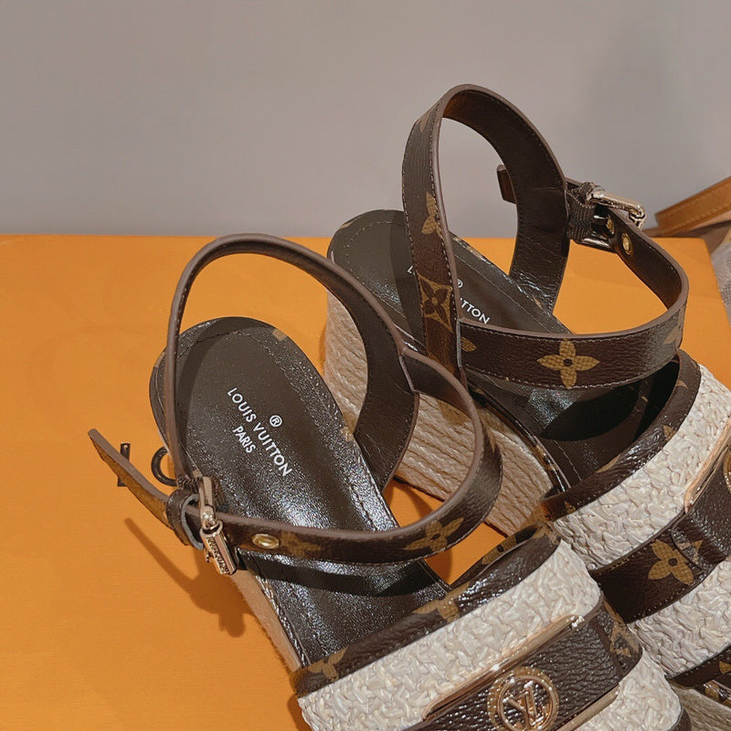 Louis Vuitton Nude Chelsea Boots - Full Silhouette View