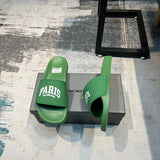Balenciaga Red Block Heel Sandals - Lifestyle Styling Shot