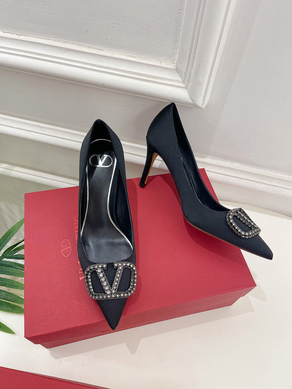 Valentino Garavani luxury shoes detail shot