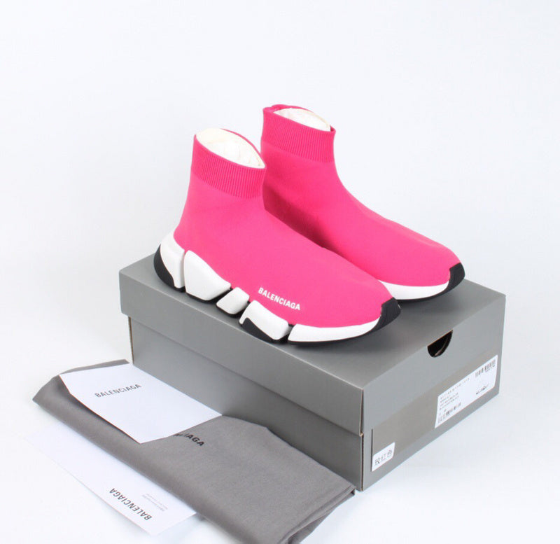 Balenciaga Camel Slip-On Sneakers - Front View