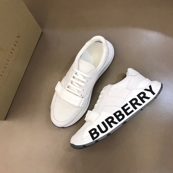 Burberry Black Classic Ballet Flats - Angled View