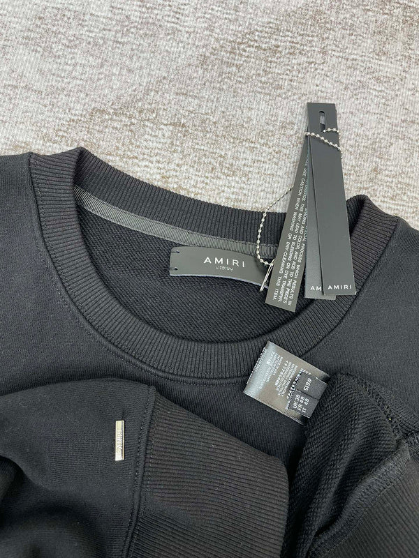 Amiri luxury hoodie detail shot
