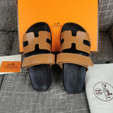 Hermes sandals Style 126 - close-up of luxury comfort fit