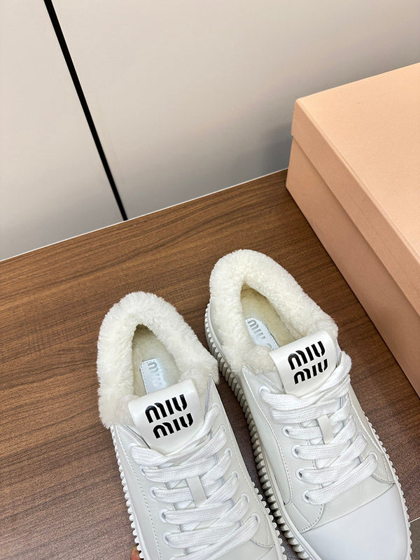 Miu Miu luxury shoes detail shot