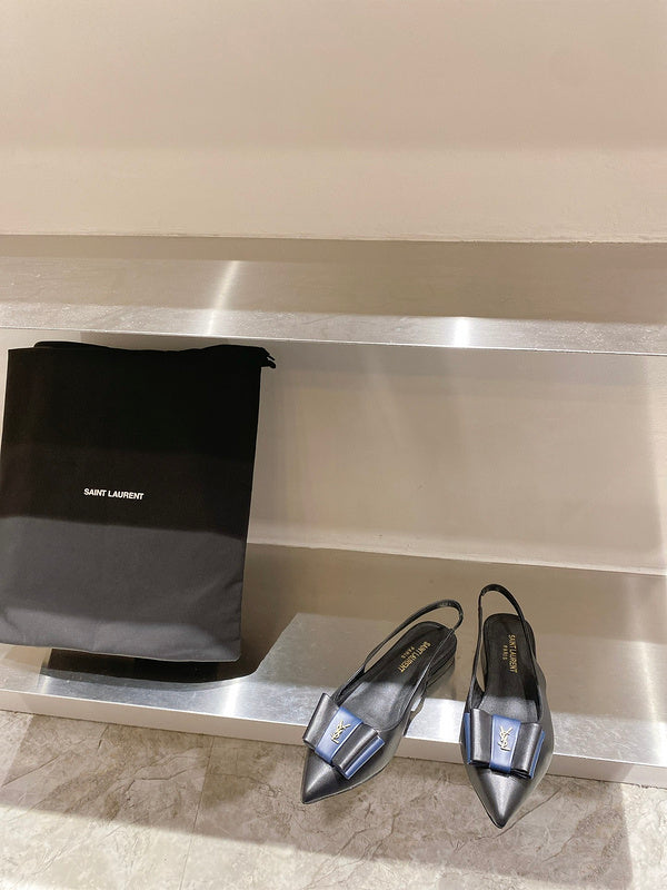 Saint Laurent designer shoes full view