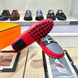 Hermes shoes Style 087 - logo and branding close-up