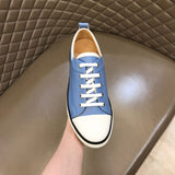 Hermès Tan Chunky Platform Sneakers - Angled View