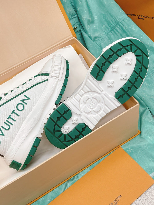 Louis Vuitton shoes Style 369 - styled lifestyle view