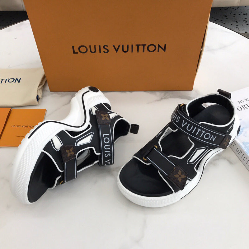 Louis Vuitton designer shoes full view