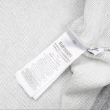 Close-up of Burberry designer clothing craftsmanship