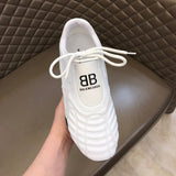 Balenciaga Nude Low-Top Sneakers - Lifestyle Styling Shot