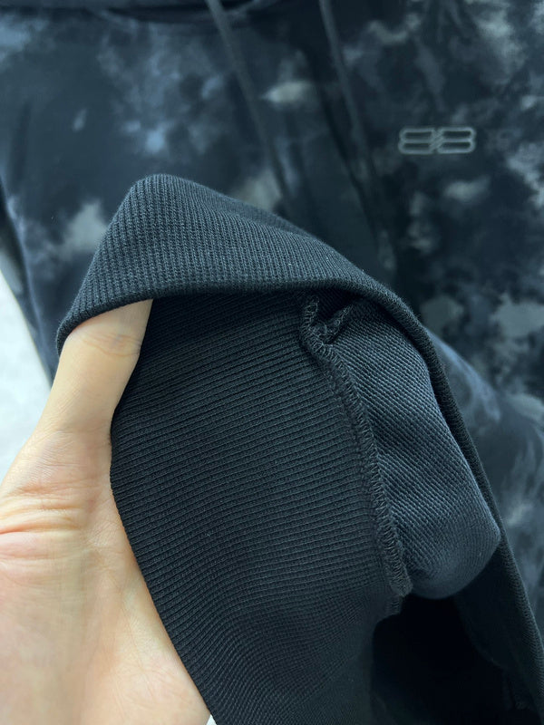 Close-up of Balenciaga designer clothing craftsmanship