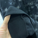 Close-up of Balenciaga designer clothing craftsmanship