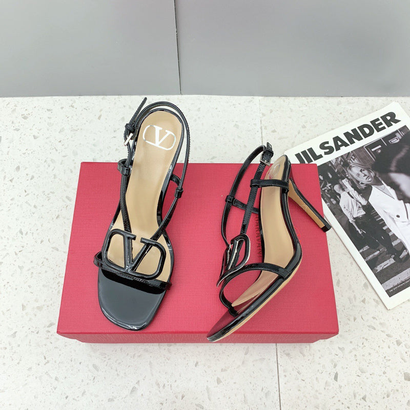 Valentino Garavani designer shoes full view