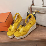 Hermès White Loafer Flats - Heel Detail View