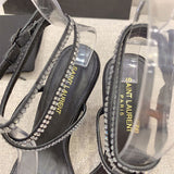 Texture and finish detail of Saint Laurent luxury piece style No.077