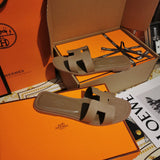 Hermes sandals Style 097 - angled studio shot