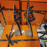Hermes sandals Style 053 - logo and branding close-up