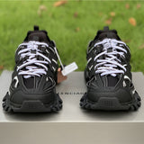 Balenciaga Chocolate Brown Low-Top Sneakers - Detail Shot of Craftsmanship