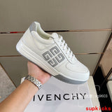 Givenchy Burgundy Platform Heels - Side Profile View