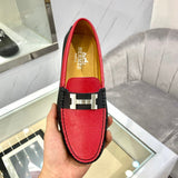 Hermès Black Chelsea Boots - Close-Up Texture View