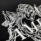 Close-up of Amiri hoodie craftsmanship
