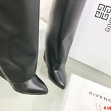 Givenchy Nude Slingback Heels - Angled View
