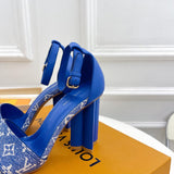 Louis Vuitton shoes Style 386 - texture and material detail