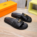 Hermes shoes Style 031 - logo and branding close-up