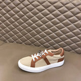 Hermès Nude Low-Top Sneakers - Heel Detail View
