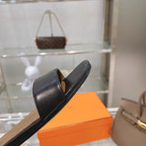 Hermès Grey Slip-On Sneakers - Side Profile View