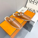 Hermès Black Block Heel Sandals - Detail Shot of Craftsmanship