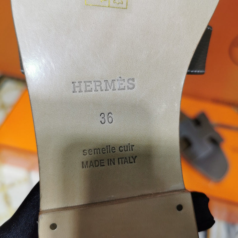 Hermes sandals Style 068 - angled studio shot