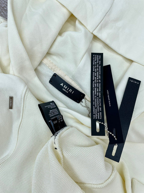 Amiri hoodie front view designer style
