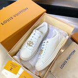 Close-up of Louis Vuitton shoes craftsmanship
