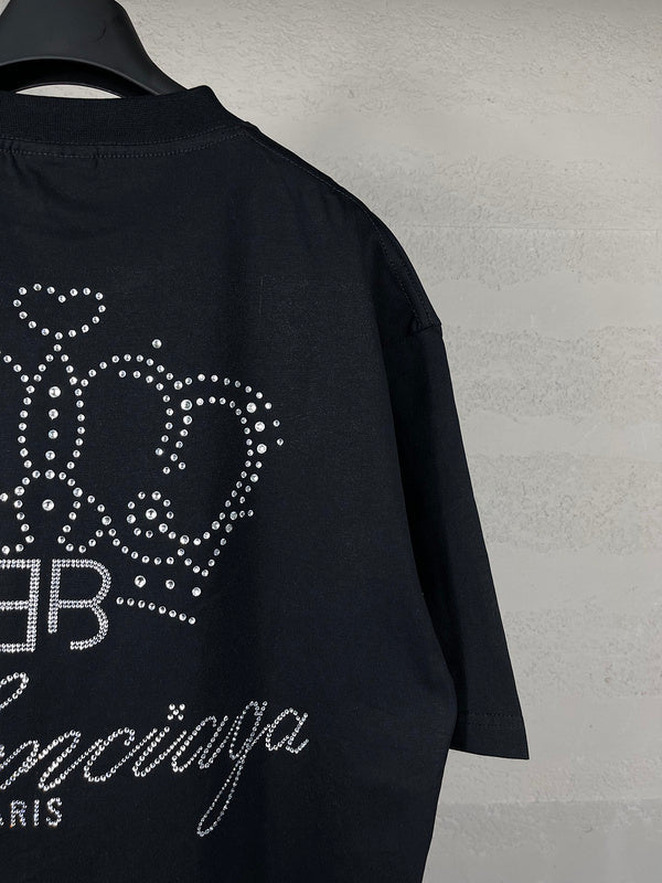 Balenciaga luxury t-shirt detail shot