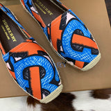 Burberry shoes Style 087 - top view showing design