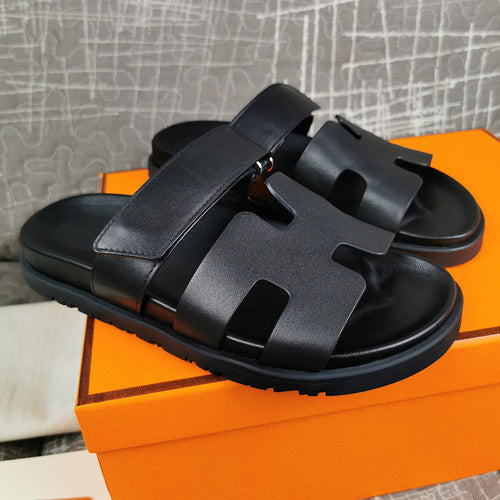 Hermes sandals Style 115 - texture and material detail
