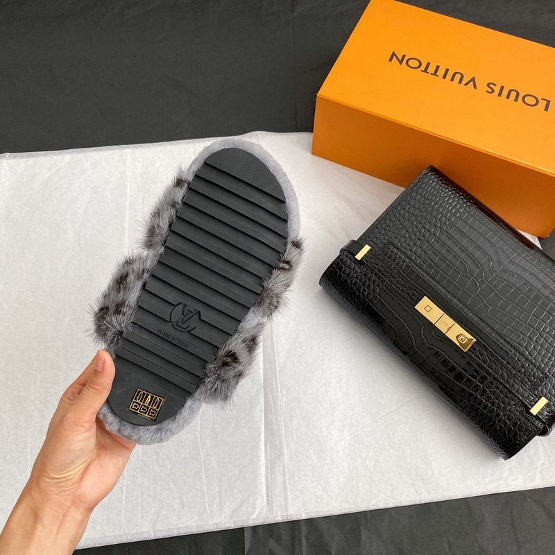 Louis Vuitton designer shoes full view