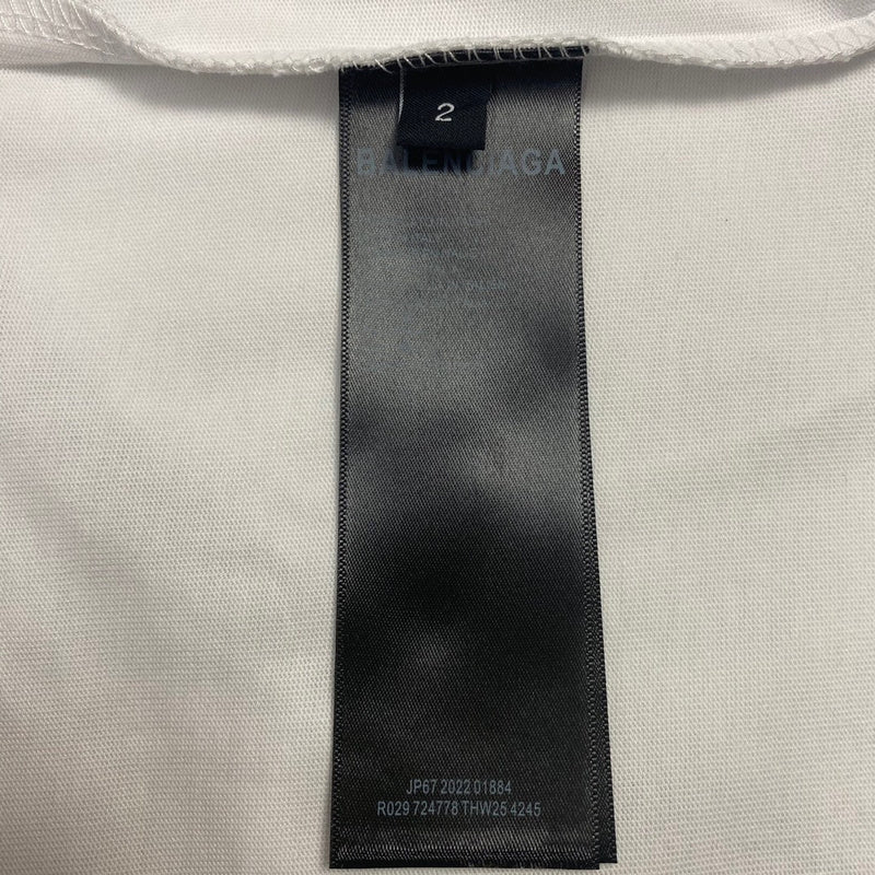 Balenciaga luxury t-shirt detail shot