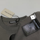 Close-up of Balenciaga designer clothing craftsmanship
