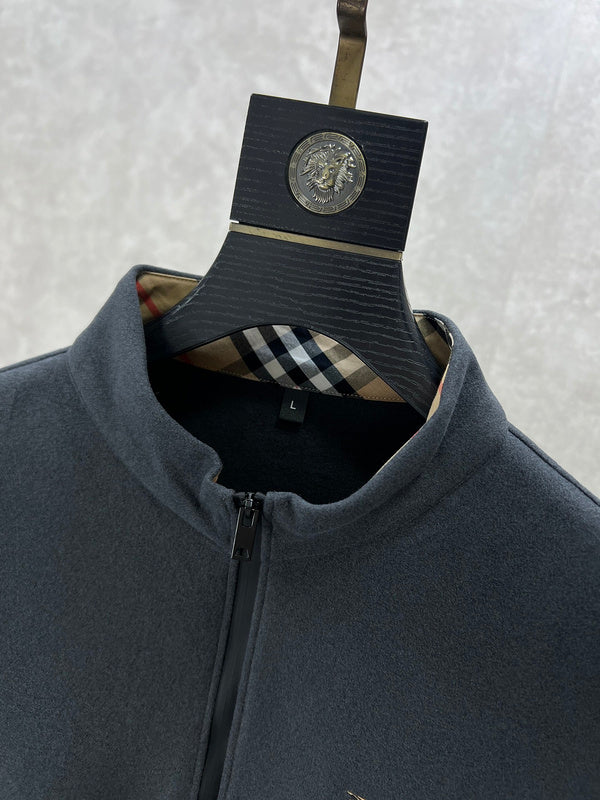 Close-up of Burberry designer clothing craftsmanship