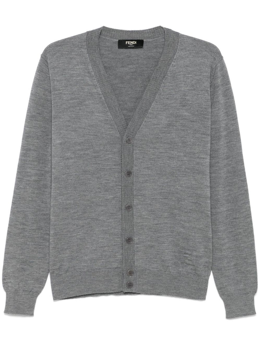 Fendi cardigans luxury designer piece front view