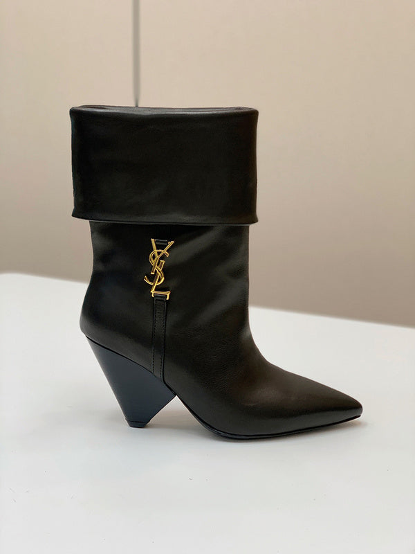 Saint Laurent shoes front view designer style