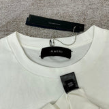 Amiri luxury t-shirt detail shot