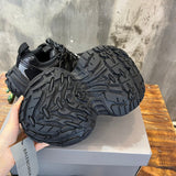 Balenciaga White Chunky Platform Sneakers - Lifestyle Styling Shot