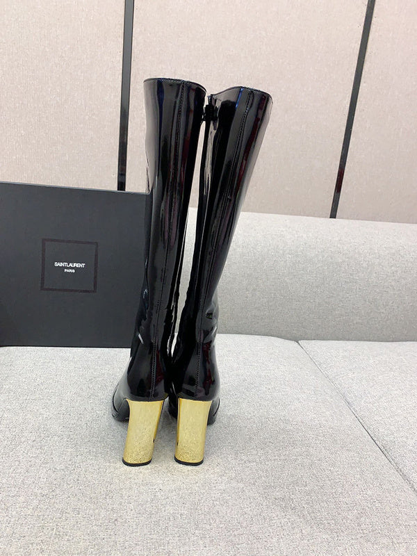 Saint Laurent designer shoes full view